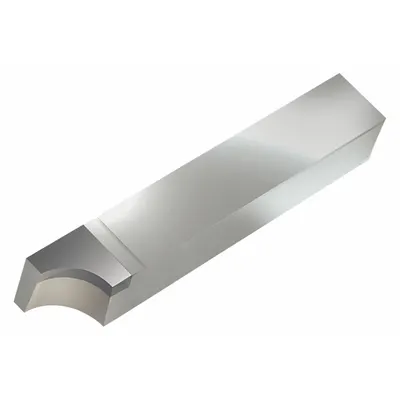 MICRO 100 Single-Point Tool Bit: RAD Tool Bit Style, 1/2 in Shank Wd, 1/2 in Shank Ht - Brazed-Tip Lathe Tool Bits