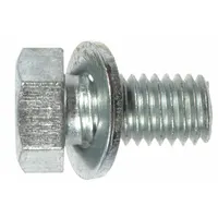 Hex bolt with 1/2-13 thread and 1" length, supplied in a 12-pack. Designed for use with Dayton brand models 5W810 and 5W811. Suitable for material handling equipment maintenance and repair applications requiring standard hex bolts