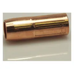 Bottleneck nozzle for 22 Series torches, sold as a 2-pack. Features 1/4 in recess and 3/32 in projection for nozzle-to-tip relationship. Insulator sold separately. Used in oxy-fuel cutting to direct flame and oxygen stream for metal cutting.