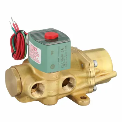 REDHAT Solenoid Valve: 4-Way, 1/2 in Pipe Size, 110V AC/120V AC - 4-Way/2-Position, Configurable Solenoid Valves