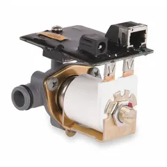 This through valve is designed for use with lavatory systems, controlling water flow in commercial washroom applications. It is compatible with BRADLEY lavatory systems and is categorized under valves and valve parts for bathtubs and showers.