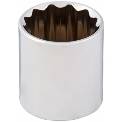 WESTWARD Socket: Metric, 1/2 in Drive Size, 29 mm Socket Size, 12-Point, Std, Chrome - 1/2" Drive Hand Sockets