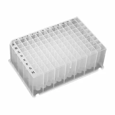 MTC BIO Deep-Well Well Plate: Non-Sterile, 96 Wells, 2.3 mL, 8.2 mm Dia, RNase/DNase Free - Deep Well Plates