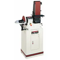 JET Belt and Disc Sander: For Wood, 115 V, Single-Phase, 3/4 hp, 6 in x 48 in Belt, 9 in Disc, 90° (MPN 708597K)