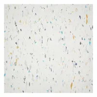 ARMSTRONG FLOORING Vinyl Floor Tiles: Harlequin White, Std Excelon Imperial Texture, 12 in Tile Wd (MPN 52505031)