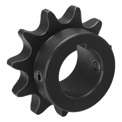 TSUBAKI Single Strand Sprocket: 60, For 3/4 in Chain Pitch, 1 1/4 in Bore Dia, 11 Teeth - Size 60 Fixed-Bore Roller Chain Sprockets