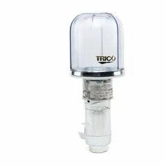 Vented constant-level oiler with plastic body and 1/4" NPT female mounting thread. Automatically maintains a preset oil level in bearing housings, reducing maintenance intervals. Suitable for industrial machinery, pumps, and motors requiring consistent lubrication.