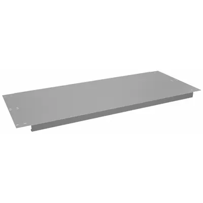 TENNSCO Workbench Shelf: 96 in Overall Wd, 20 in Overall Dp, Gray, Steel - Shelves for Workbenches