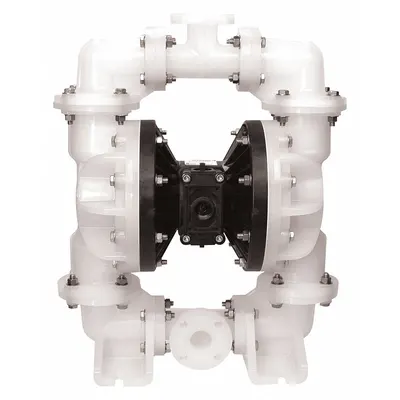 SANDPIPER Double Diaphragm Pump: Polypropylene Body, 2 in, Flange Connection, 200 gpm - Polypropylene Housing AODD Pumps