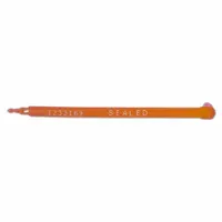 Security Seal: Orange, Plastic, 7 in Strap Lg, 3/8 in Strap Wd, 60 lb Breaking Strength, 1,000 PK (MPN 30035B00-04)
