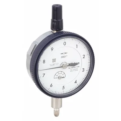 MITUTOYO Dial Indicator - Lug Back: 0 in to 0.05 in, Inch, Plunger - Continuous Reading Back Lug Dial Indicators
