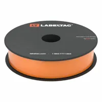 LabelTac Pro Model Reflective Supply: 1 in x 75 ft, Vinyl, Orange (Gloss), Indoor/Outdoor (MPN LT106RF)