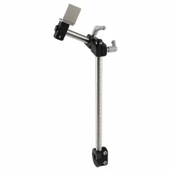 Sensor mounting kit with two 300 mm stainless steel rods featuring scales. Bracket hole size is No Hole. Used for adjustable positioning of sensors in industrial automation and machinery applications.