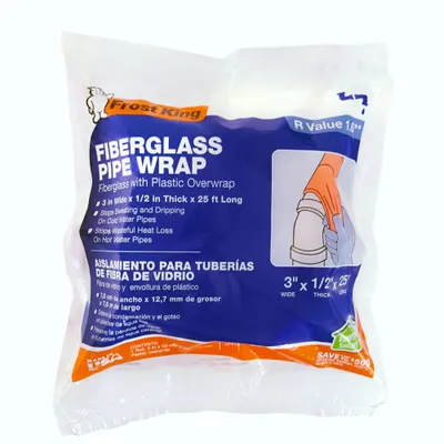 FROST KING SP41X/12 Fiberglass Pipe Wrap