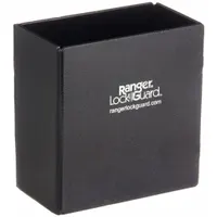 RANGER LOCK Standard & Long Shackle Padlock Guards: Steel, 5 1/4 in Guard Lg, 2 1/2 in Guard Wd (MPN RGCS-00)