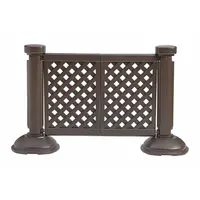 GROSFILLEX Patio Fence Panel: Brown, 2 Panels, 38 1/2 in Overall Ht, 36 in Overall Lg, 0 Posts (MPN US962423)