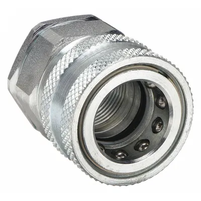 SNAP-TITE Hydraulic Quick Connect Hose Coupling: 1 1/2 in, Steel, 14.38 lpm Max. Flow Rate - H Series Hydraulic Quick-Connect Coupling Bodies