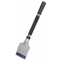 HYDE Scraper: Bld. Mat. Carbon Steel, Hdl. Mat. Foam/Rubber Grip, Stiff, Straight Bld. Shape (MPN 19430)