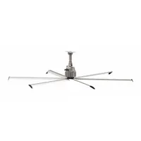 SKYBLADE Ceiling Fan: 31,523 cfm Airflow, 8 ft Blade Dia, Variable Speeds, 230/460V AC, Three Phase (MPN GPROP-0824-646-3)
