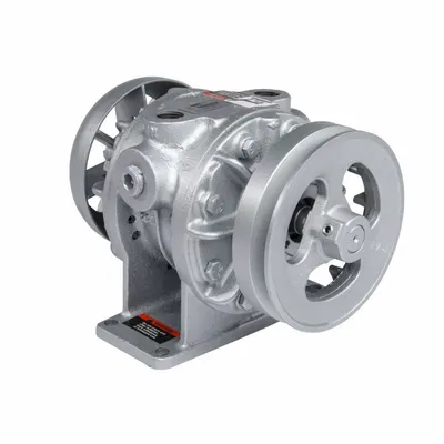 GAST Compressor/Vacuum Pump: 0.75 hp, Motorless, 14.5 cfm, 20 in Hg Max Vacuum - Rotary Vane Compressor/Vacuum Pumps without Motors