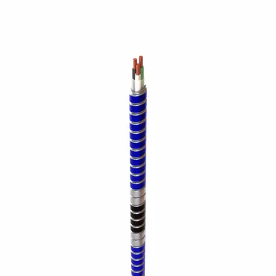 AFC CABLE Metallic Clad Building Cable: 12 AWG, 2 Conductors, Copper, 1,000 ft - Low-Profile Metal-Clad Cables