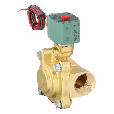 REDHAT Solenoid Valve: 2-Way, Normally Closed, 1 in Pipe Size, 110V AC/120V AC - 2-Way/2-Position, Normally Closed Solenoid Valves