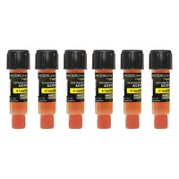 TRACERLINE Universal Dye Cartridge: A/C Dye Refill, 6 Pieces, R-134a (MPN TP9865-P6)