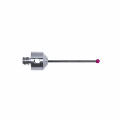 INSIZE M5 Stylus: CMM Straight Stylus, Ball, Straight, 0.197 in Ruby Ball Tip - Straight CMM Styli