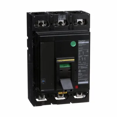 SQUARE D Molded Case Circuit Breaker: 80 A Amps, 25kA at 277/408V AC, Fixed, Everlink Lug Both Ends - B-Frame Square D Molded Case Circuit Breakers