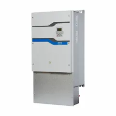 Industrial high-performance variable frequency drive for three-phase AC motors. Provides 250 hp output with 208 A maximum current and 525-600V AC three-phase output. Suitable for speed and torque control in applications such as pumps, fans, conveyors, and compressors.