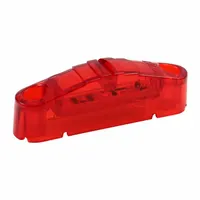 GROTE Side Marker Light: Clearance Light, LED, Rectangular, Surface Mount, Red, Screw (MPN 47172)