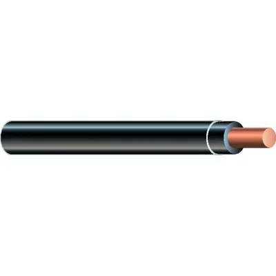 SOUTHWIRE 16 AWG Solid Copper TFFN/TFN Building Wire, 600 V, Black, 500 ft - Copper TFN/TFFN Building Wires