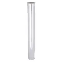 APPROVED VENDOR Tailpiece: Brass, Chrome, Silver, 1 1/2 in Nominal Pipe Size, 12 in Overall Lg