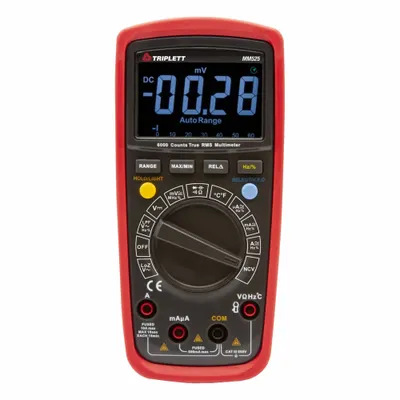 TRIPLETT Digital Multimeter: TRMS, CAT III 600V, 600 V Max AC Volt Measurement - Standard Feature Multimeters