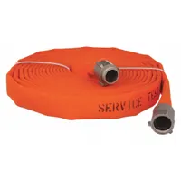 JAFLINE HD Fire Hose: Attack Fire Hose, Double Jacket, 3 in Hose Inside Dia, 50 ft Hose Lg, Orange (MPN G52H3HDO50N)