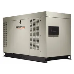 This liquid-cooled standby generator operates on natural gas or propane fuel, delivering three-phase power at 277/480V AC. It is CARB compliant and suitable for backup power applications in facilities requiring continuous or emergency electrical supply. The unit does not include a transfer switch.