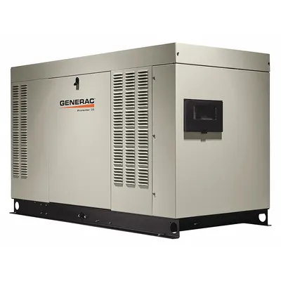 GENERAC Automatic Standby Generator: Natural Gas, Liquid, Three Phase, 277/480V AC - Liquid-Cooled Generators for Natural Gas & Propane Fuel