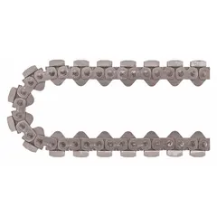 Concrete diamond chain designed for cutting concrete, masonry, and stone materials. Features 50 links with 0.444 in pitch and 0.06 in gauge. Compatible with 10-inch and 12-inch bar lengths on concrete saws.
