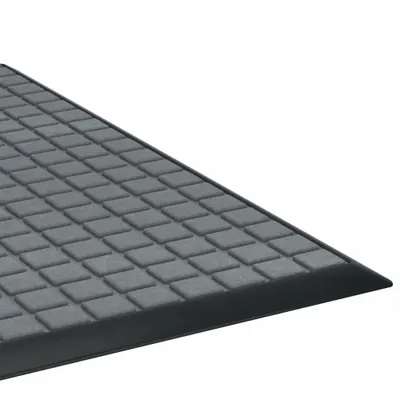 CONDOR Entrance Runner: Waffle, Outdoor, Heavy, 4 ft x 8 ft, 3/8 in Thick, Polypropylene - Waffle Scraper-Dryer Mats