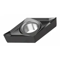 Diamond indexable turning inserts for precision machining of non-ferrous materials, composites, and abrasive alloys. Used in turning, facing, and profiling operations requiring high wear resistance and surface finish. Available in two geometries: DCGT3(2.5)2-MN2 WSM01 and DCGT11T308-MN2 WSM01.