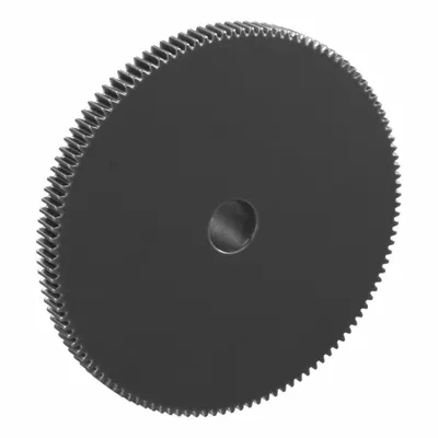KHK GEARS Spur Gear: Module m 0.5, 120 Teeth, 8 mm Bore Dia, Black Oxide Coated Carbon Steel - Metric Spur Gears with Standard Hub