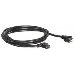 This 6 ft power cord features a NEMA 5-15P plug and C13 receptacle, rated for 13 A. It has SJT construction with a PVC jacket, suitable for connecting electronic equipment such as computers and monitors to a power source.