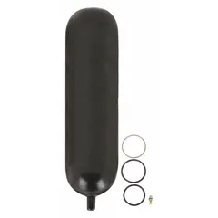 This repair kit is a seal kit for bladder accumulators, used to restore sealing integrity in hydraulic systems. It includes a 2097 cu in component and is compatible with the 4VV77 model. The kit operates within a temperature range of -20 to 200°F.