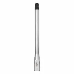 This hex bit socket features a ball hex tip for angled access to fasteners in confined spaces. With a 3/8 in drive and 6 in overall length, it is suited for assembly, maintenance, and repair tasks. The fixed insert design ensures secure engagement with 9 mm hex fasteners.