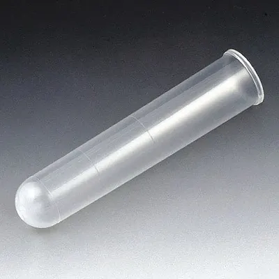 GLOBE SCIENTIFIC Test Tube: Test Tube, Polypropylene, 8 mL Capacity - mL - Plastic Culture Tubes