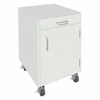 Mobile Cabinet: 27 1/8 in Overall Ht, 22 in Overall Dp, 18 in Overall Wd, Steel, 1 Drawers, 1 Doors (MPN GRJTP1068-18-2)
