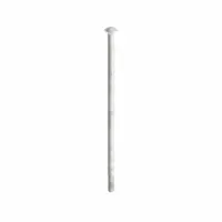 Carriage Bolt: Square Neck, 1/2"-13 Thread Size, 14 in lg, Steel, Grade 2, Hot-Dipped Galvanized (MPN BULK-BOLT-740)