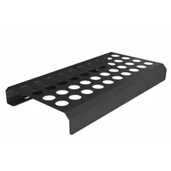 Collet rack designed to organize and store up to 40 ER32 collets. Suitable for use in machining and toolroom environments to keep collets accessible and protected.