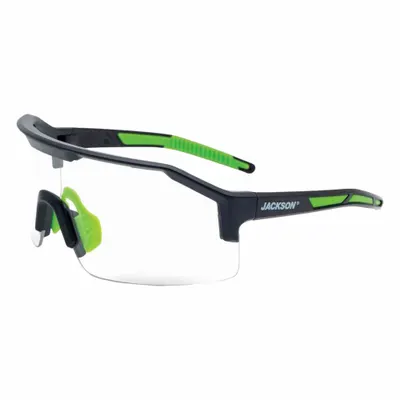 JACKSON SAFETY Safety Glasses: Clear Lens, Half-Frame, Anti-Fog/Scratch-Resistant - Padded Comfort-Fit Safety Glasses