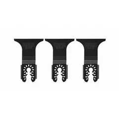 This DREMEL open-back universal OIS mounted blade is designed for plunge cutting. Constructed from bi-metal, it has an overall length of 2 inches. Suitable for cutting drywall in oscillating tools with OIS mount.
